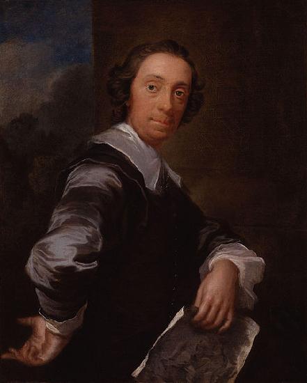 John Giles Eccardt Portrait of Richard Bentley oil painting image